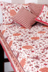 40s Cotton Pillow Cover in Floral Print